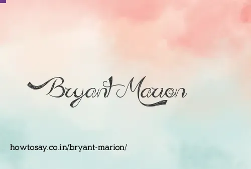 Bryant Marion