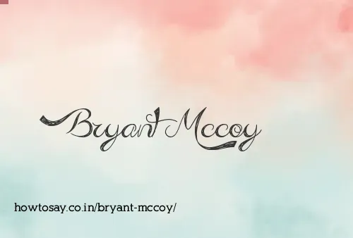 Bryant Mccoy