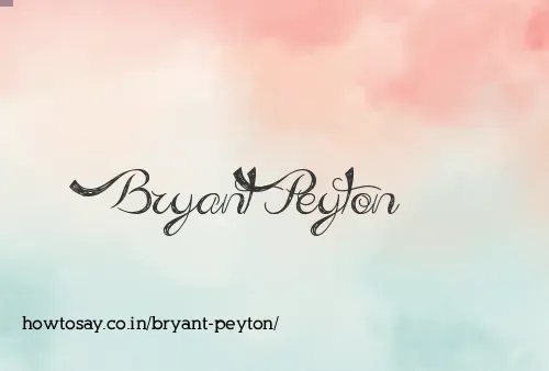Bryant Peyton