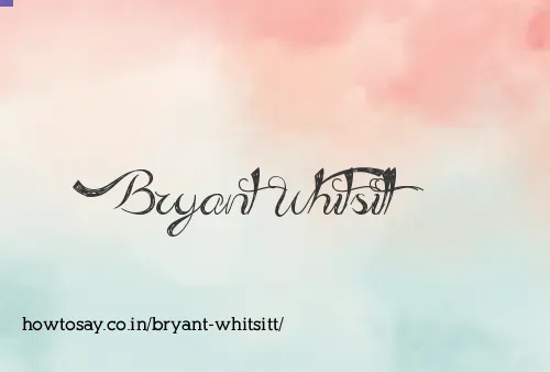 Bryant Whitsitt