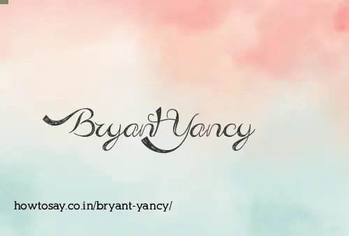Bryant Yancy