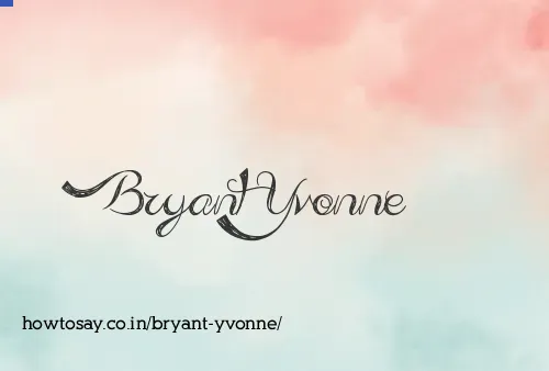 Bryant Yvonne