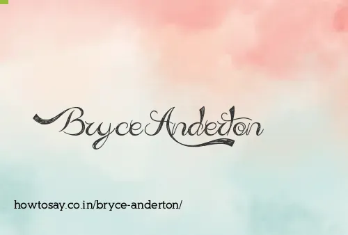 Bryce Anderton
