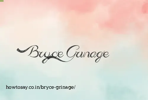 Bryce Grinage