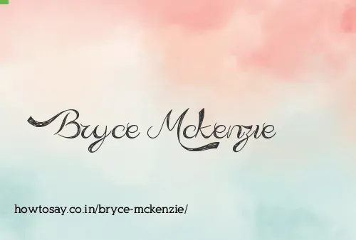 Bryce Mckenzie