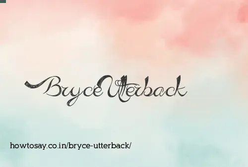 Bryce Utterback