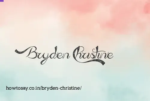 Bryden Christine