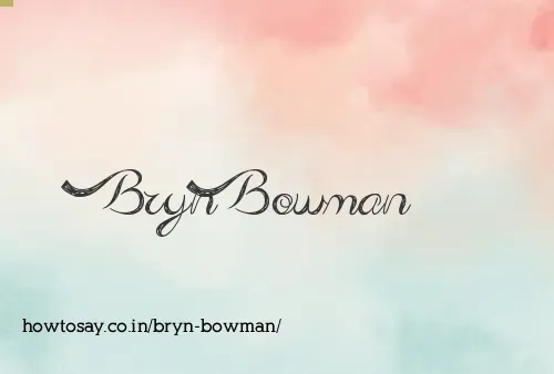 Bryn Bowman
