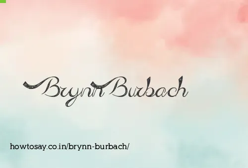 Brynn Burbach