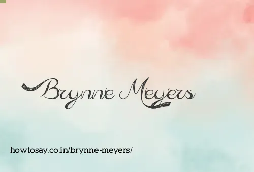 Brynne Meyers