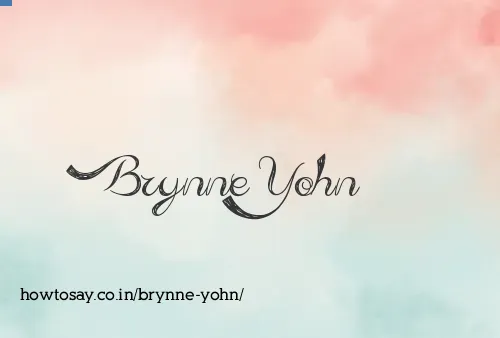 Brynne Yohn