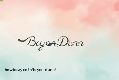 Bryon Dunn