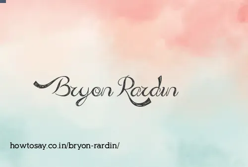 Bryon Rardin