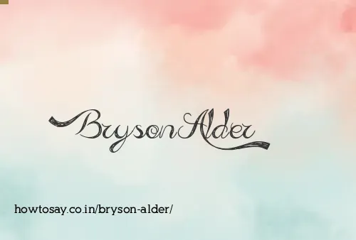 Bryson Alder