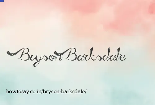 Bryson Barksdale