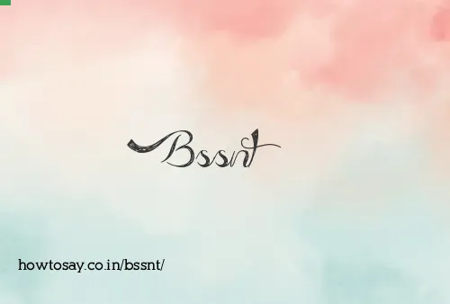 Bssnt