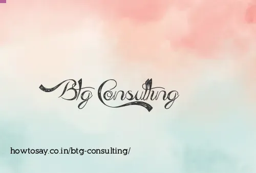 Btg Consulting