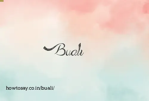 Buali