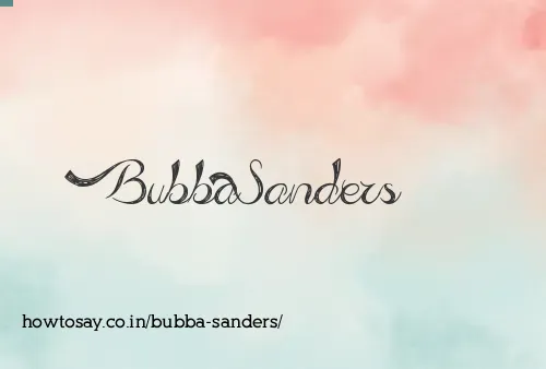 Bubba Sanders