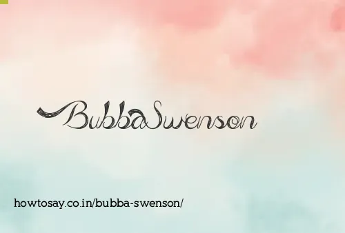 Bubba Swenson