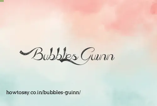 Bubbles Guinn