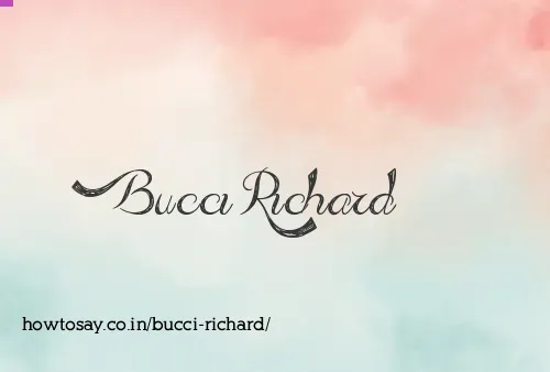 Bucci Richard