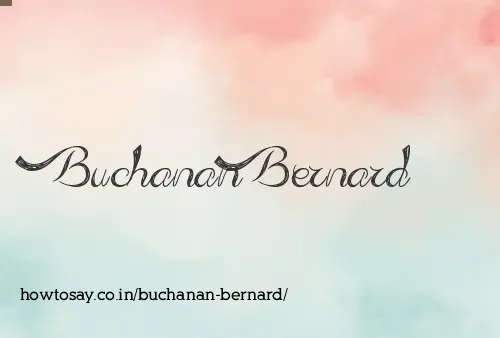 Buchanan Bernard