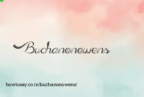 Buchanonowens