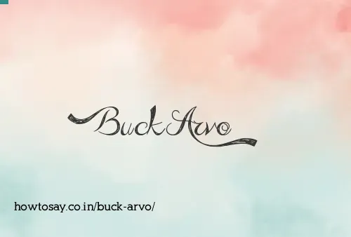 Buck Arvo