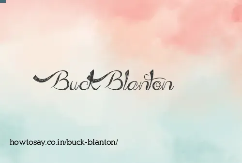 Buck Blanton