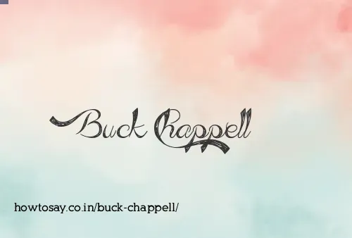 Buck Chappell