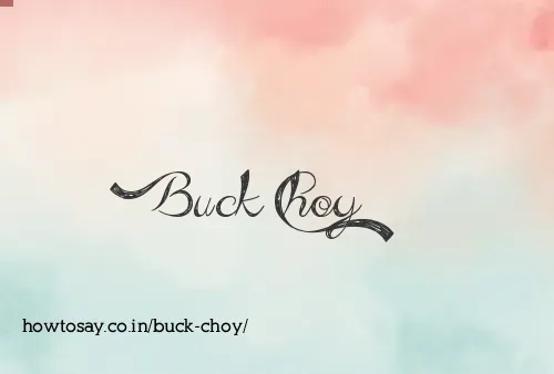 Buck Choy