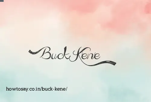 Buck Kene
