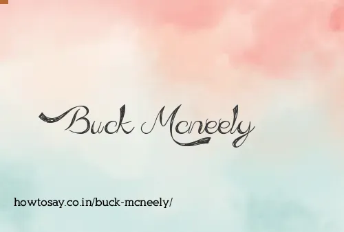 Buck Mcneely