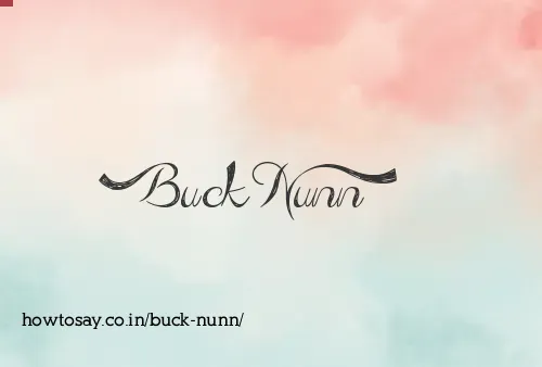 Buck Nunn