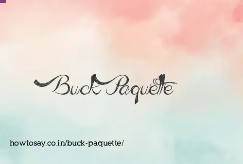 Buck Paquette