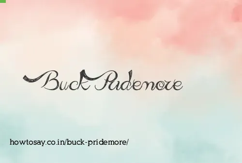 Buck Pridemore