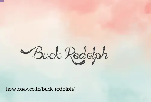 Buck Rodolph