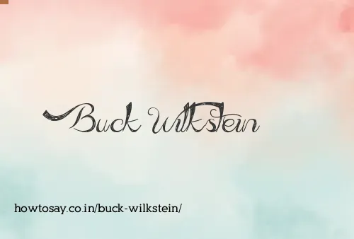 Buck Wilkstein