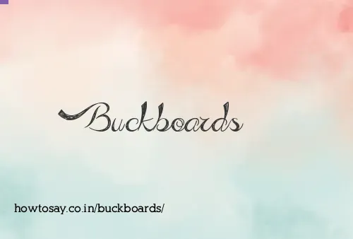 Buckboards