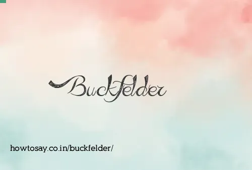 Buckfelder