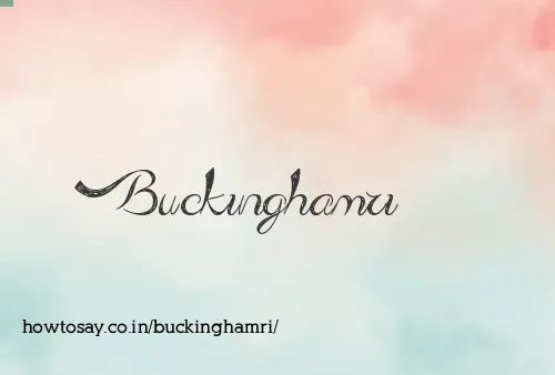 Buckinghamri