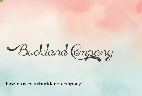 Buckland Company