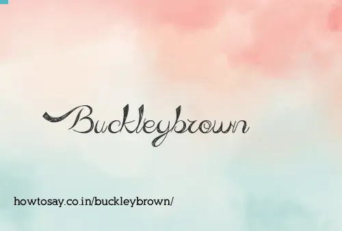 Buckleybrown