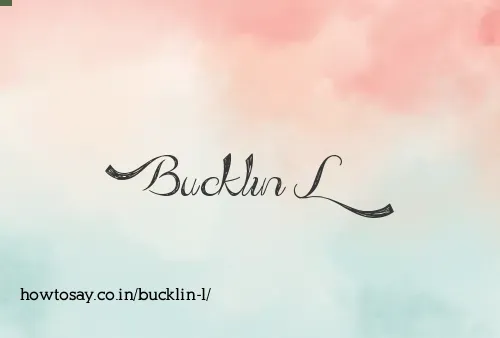 Bucklin L
