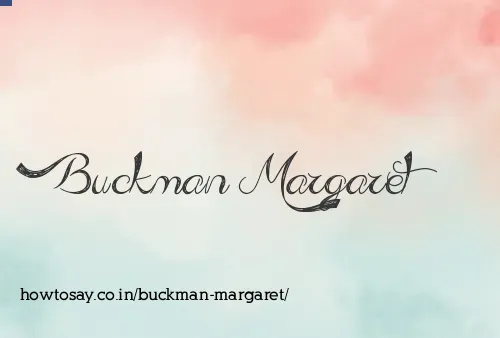 Buckman Margaret
