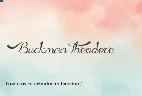 Buckman Theodore