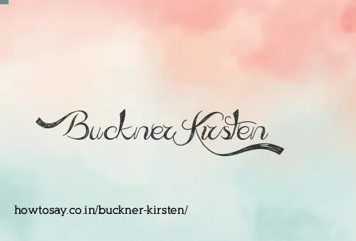 Buckner Kirsten