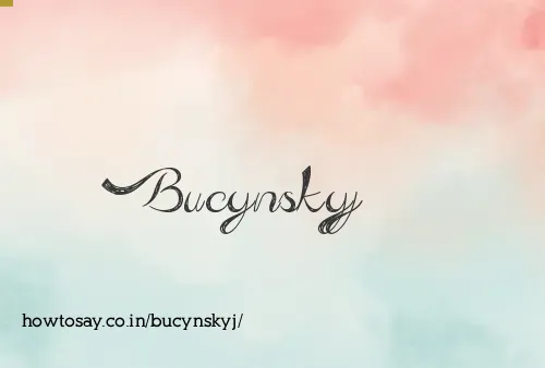 Bucynskyj