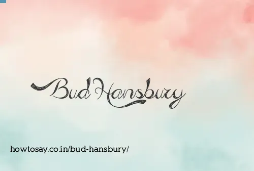 Bud Hansbury
